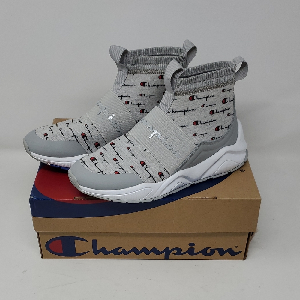 Champion Women's Gray  SIZE 8 SLIP ON  Sneakers